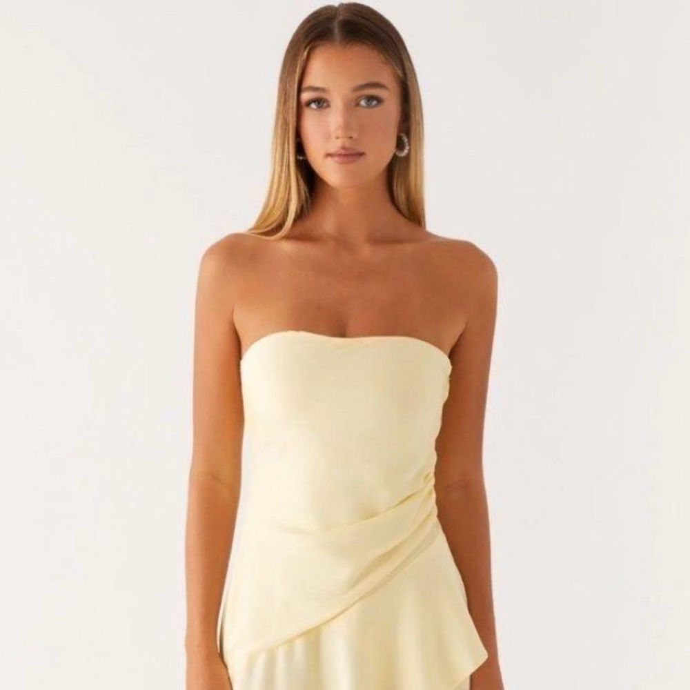 Peppermayo Exclusive - Bodie Maxi Dress - Pastel Yellow